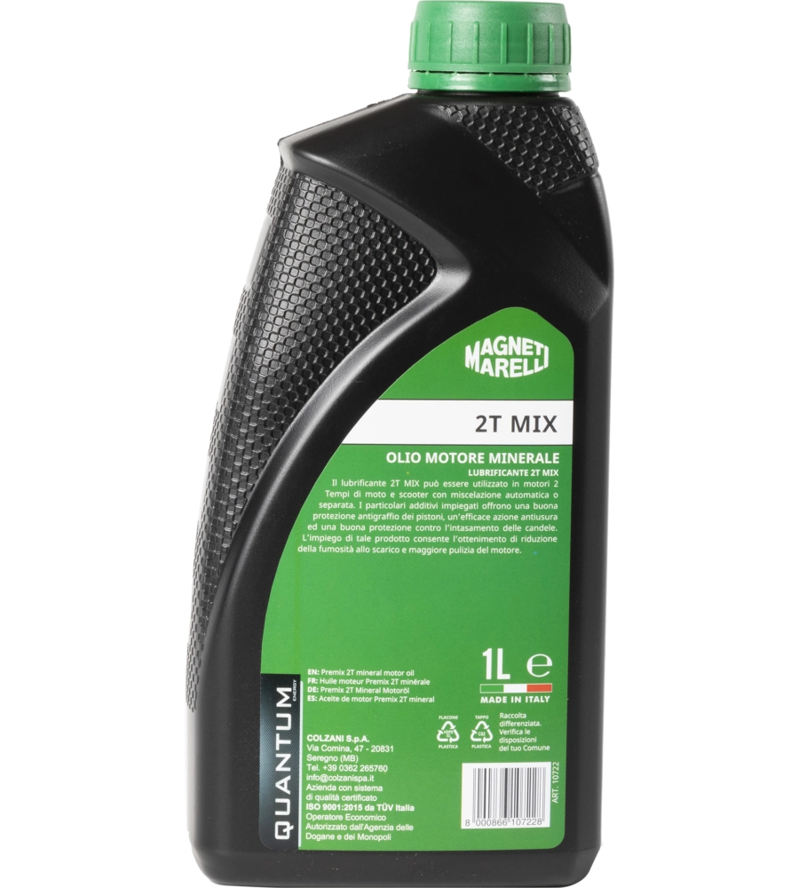 Magneti marelli lubrificante moto e scooter minerale olio motore mix 1lt